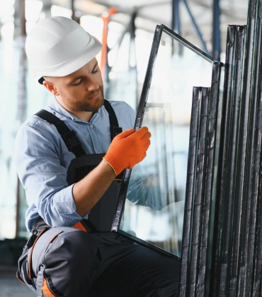 Aluminium and Glass Contractor Dubai handling custom glass fabrication and glazing work.
