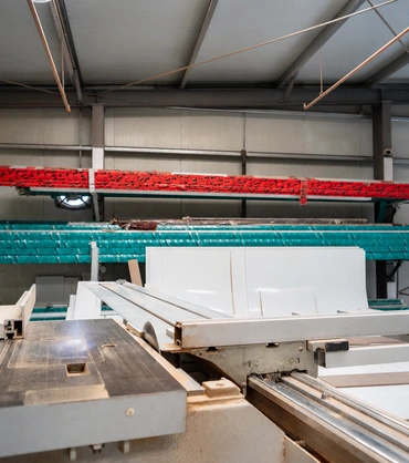 Aluminum Fabrication Company in Dubai operating advanced in-house fabrication equipment
