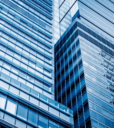 Glass Rooms in Dubai featuring modern aluminium and glass façade for a commercial building