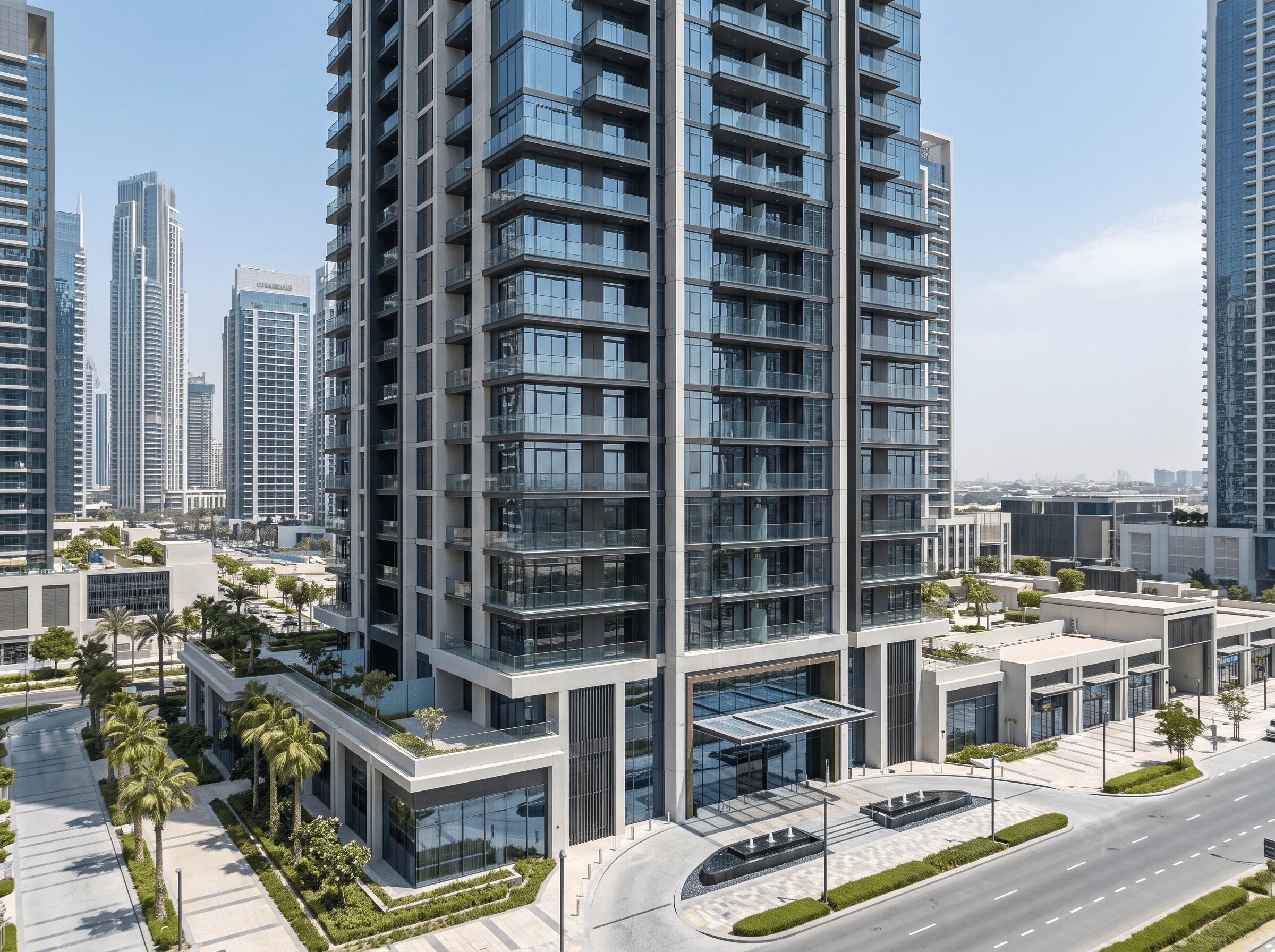 Glass doors for high-rise developments in Dubai